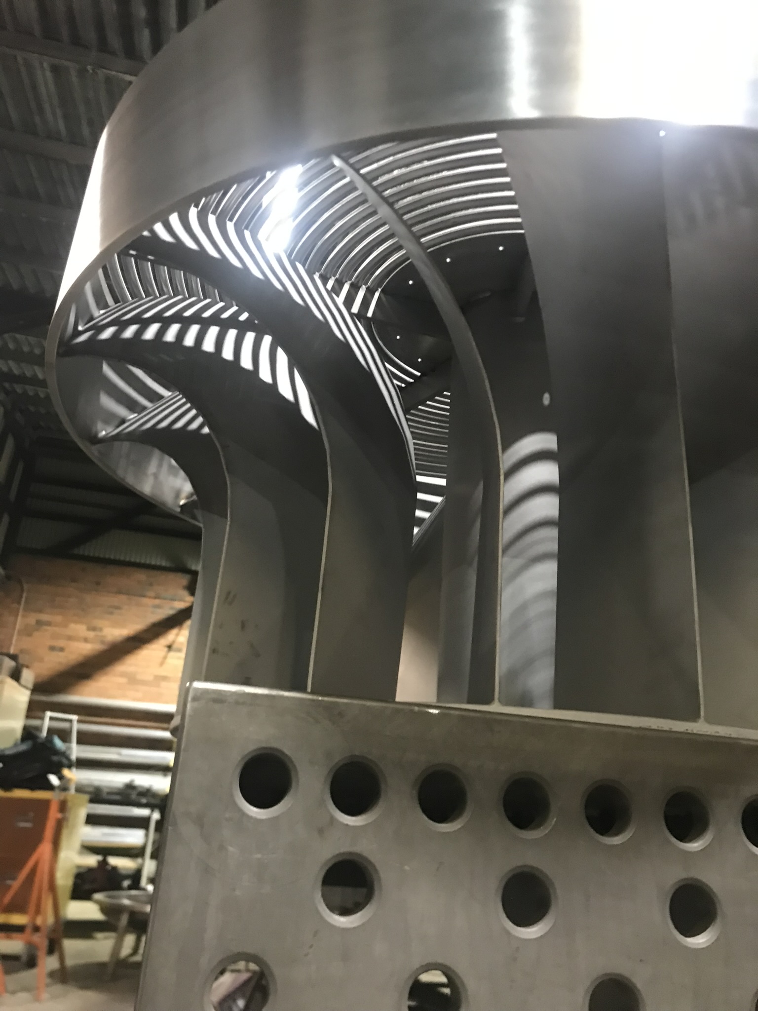 Steel sculpture